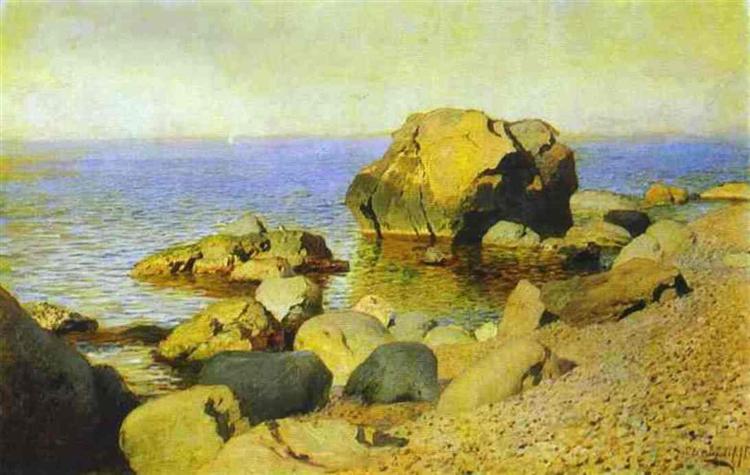 Seashore in Crimea, 1886 - Isaak Iljitsch Lewitan