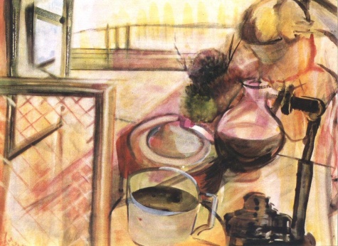 Still-life with Coffee-maker, 1943 - István Farkas
