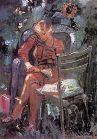 Reading Girl, 1953 - Istvan Ilosvai Varga