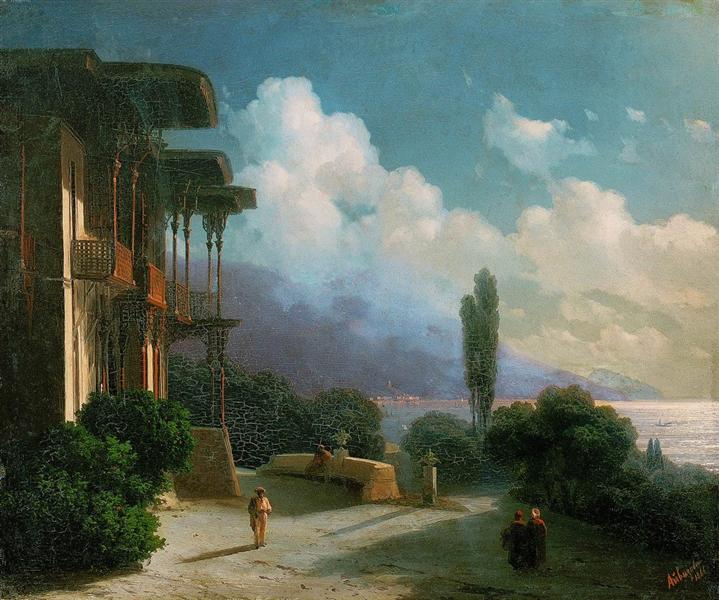 Night near Yalta, 1866 - Iván Aivazovski
