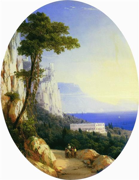 Вид в Ореанде, 1858 - Иван Айвазовский