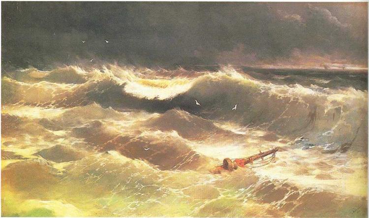 Буря, 1886 - Іван Айвазовський