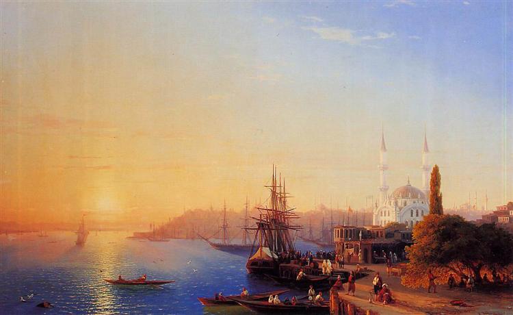 View of Constantinople and the Bosporus - Ivan Aivazovsky