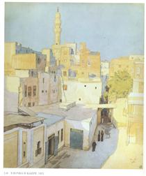 A street in Cairo - Ivan Bilibine