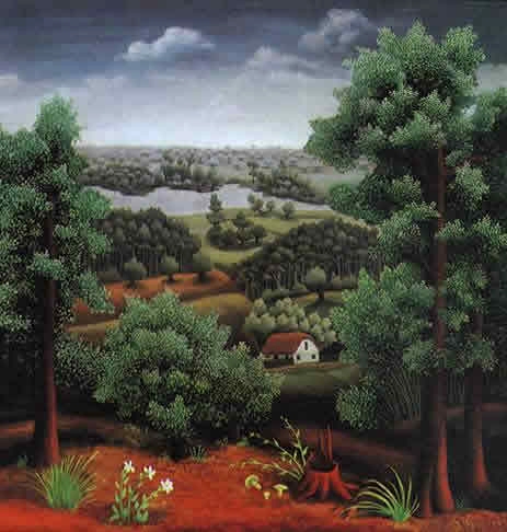 Landscape, 1954 - Ivan Generalić