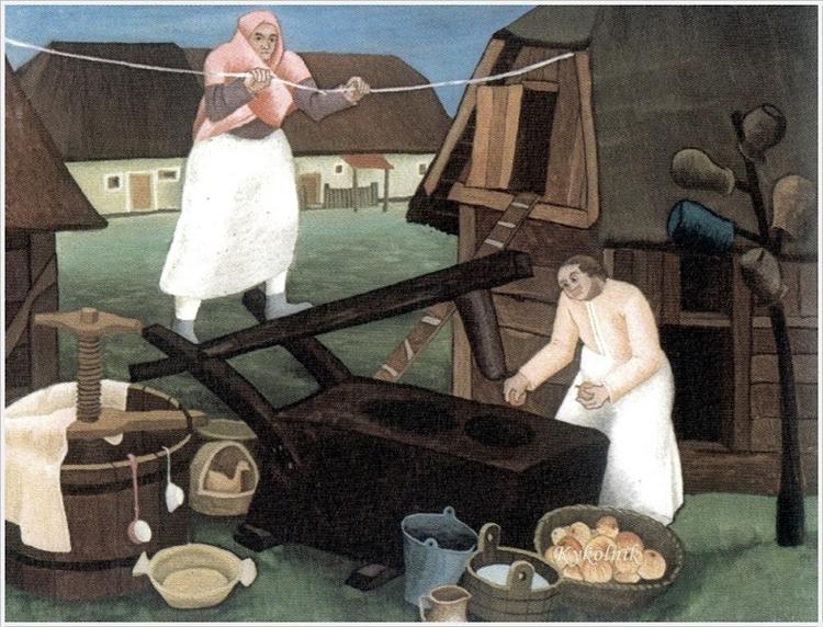 Women are working, 1941 - Іван Генералич