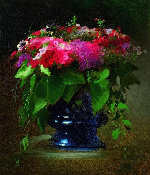 Bouquet of Flowers, 1884 - 伊凡·克拉姆斯柯依
