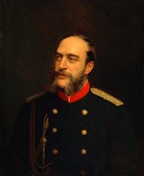 Georg August von Mecklenburg Strelitz - Iván Kramskói