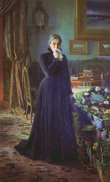 Inconsolable grief, 1884 - 伊凡·克拉姆斯柯依
