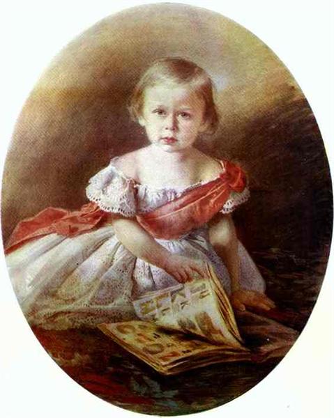 Portrait of a Girl, 1870 - Іван Крамськой