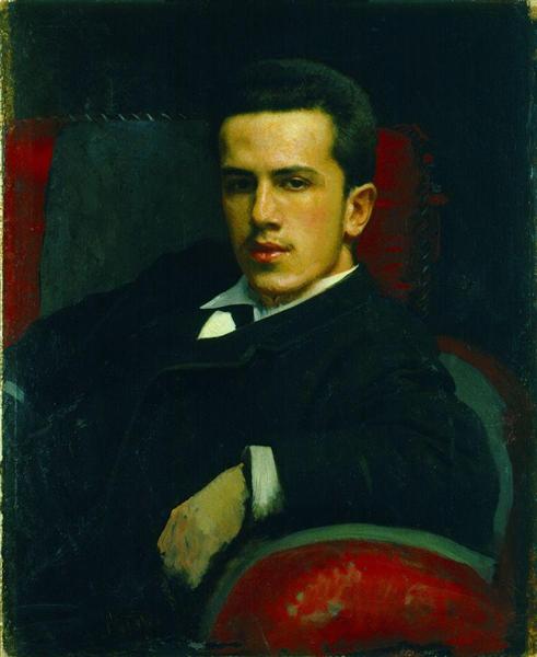 Portrait of Anatoly Kramskoy, the Artist`s Son, 1882 - Iván Kramskói