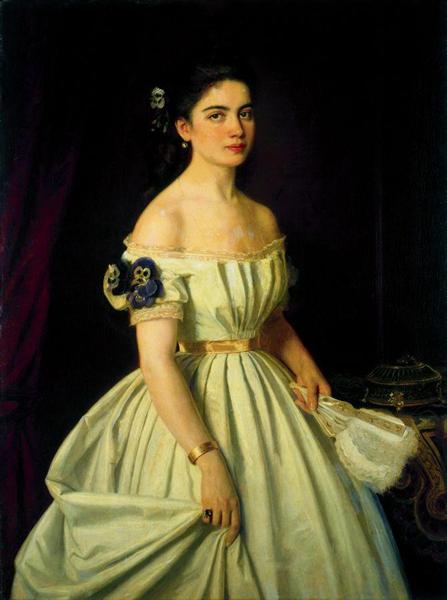 Portrait of Princess Catherine Alekseevny Vasilchikova, 1867 - Iván Kramskói