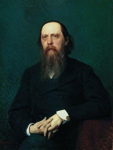 Portrait of the writer Mikhail Evgrafovich Saltykov  (N. Shchedrin), 1879 - Ivan Kramskoï