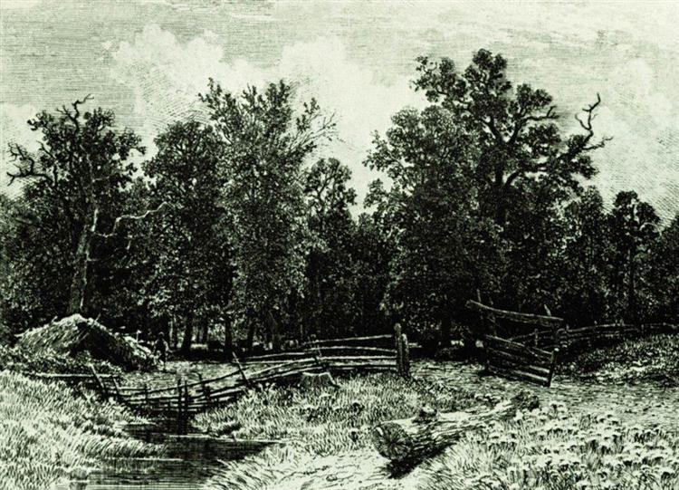 Margem da Floresta, 1873 - Ivan Shishkin