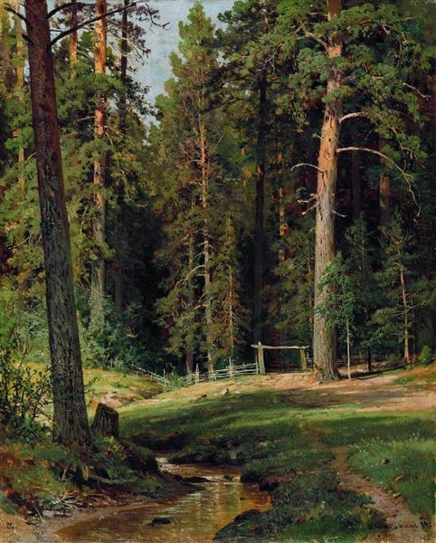 Edge of the Forest, 1884 - 伊凡·伊凡諾維奇·希施金