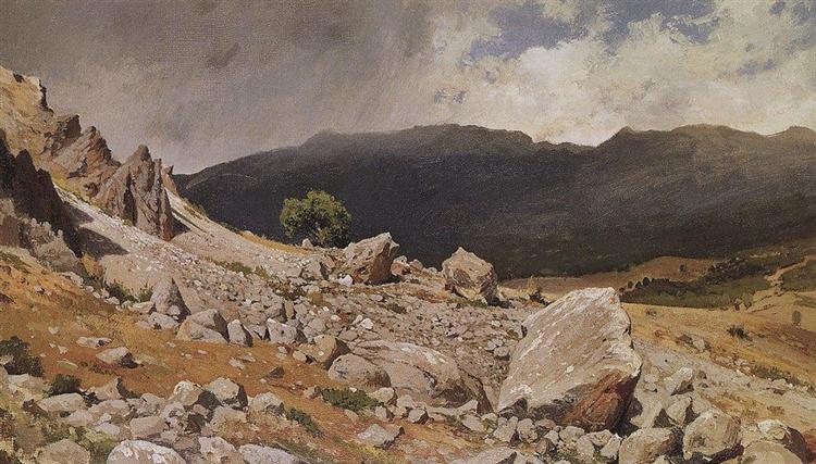 From the vicinity of Gurzuf, 1879 - Ivan Shishkin