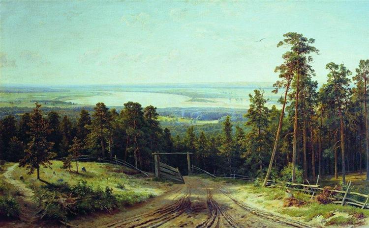 Kama Near Yelabuga, 1895 - 伊凡·伊凡諾維奇·希施金