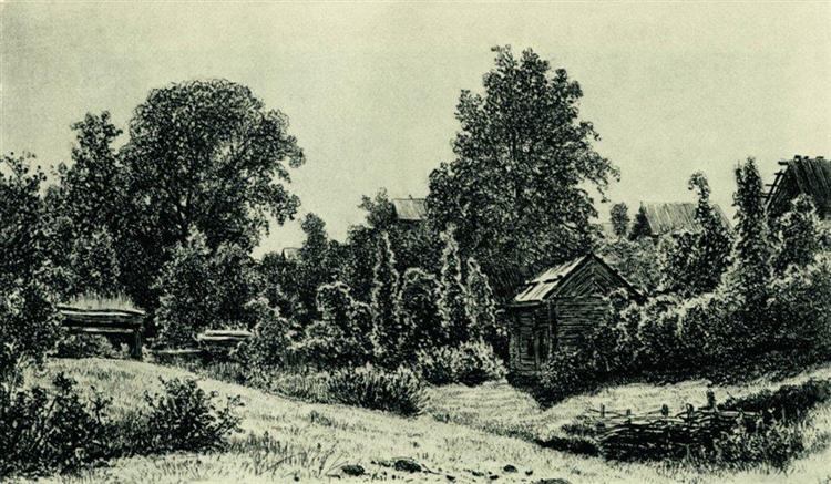 Landscape, 1886 - Іван Шишкін