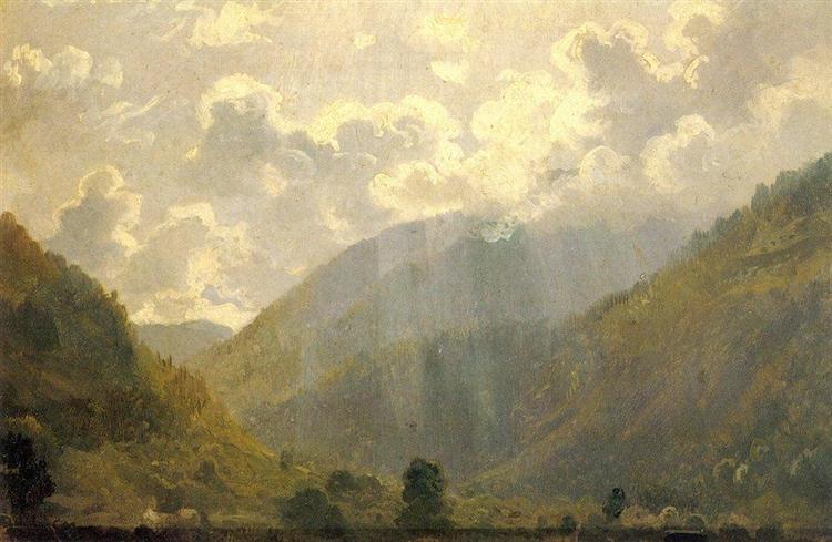 Last Rays, 1863 - 1865 - Iwan Iwanowitsch Schischkin