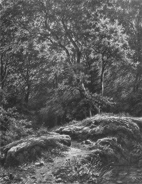 Дорожка в лесу, 1871 - Иван Шишкин