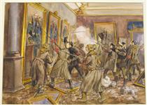The pogrom of the Winter Palace - Ivan Vladimirov