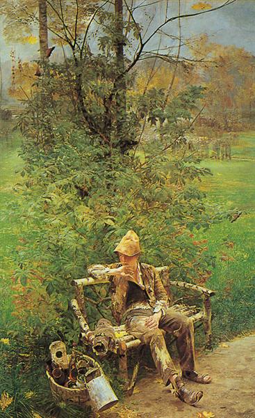 The Painter Boy, 1890 - Яцек Мальчевский