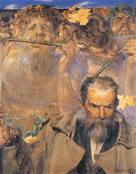 The story of a song (Portrait of Adam Asnyk), 1899 - Яцек Мальчевский