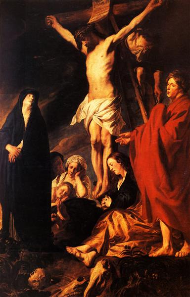 Christ on a Cross, 1622 - 雅各布·乔登斯