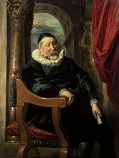 Portrait of an Old Man, c.1637 - 雅各布·乔登斯