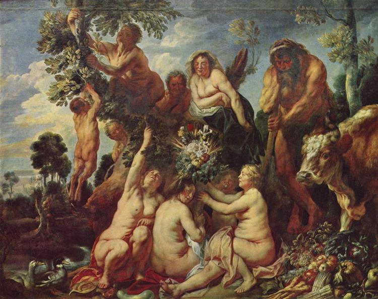 The Abundance of the Earth, 1649 - 雅各布·乔登斯