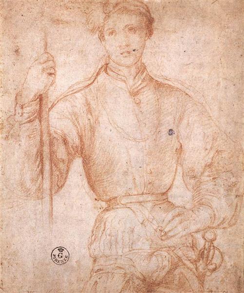 Halberdier, c.1530 - Джакопо Понтормо