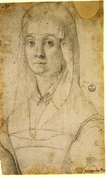 Study of a Woman, possibly Maria Salviati - Джакопо Понтормо