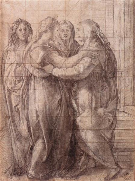 Visitation, c.1528 - Jacopo Pontormo