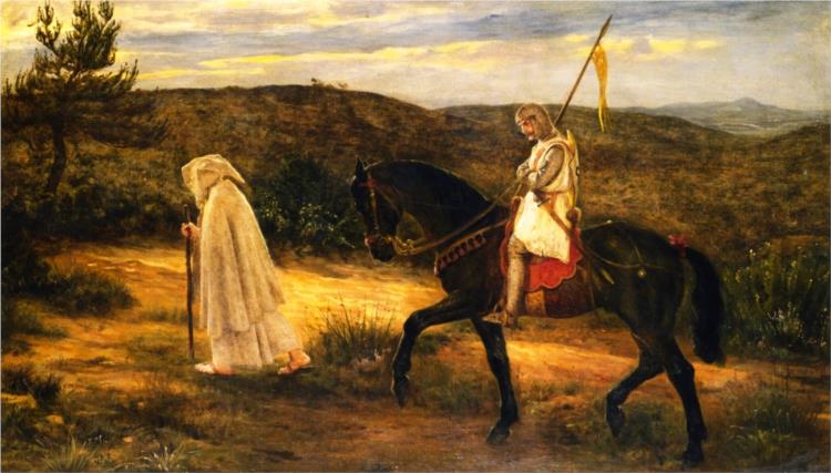Merlin and Lancelot, 1871 - Джеймс Арчер