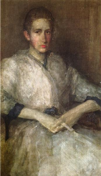 Portrait of Ellen Sturgis Hooper, 1890 - 惠斯勒