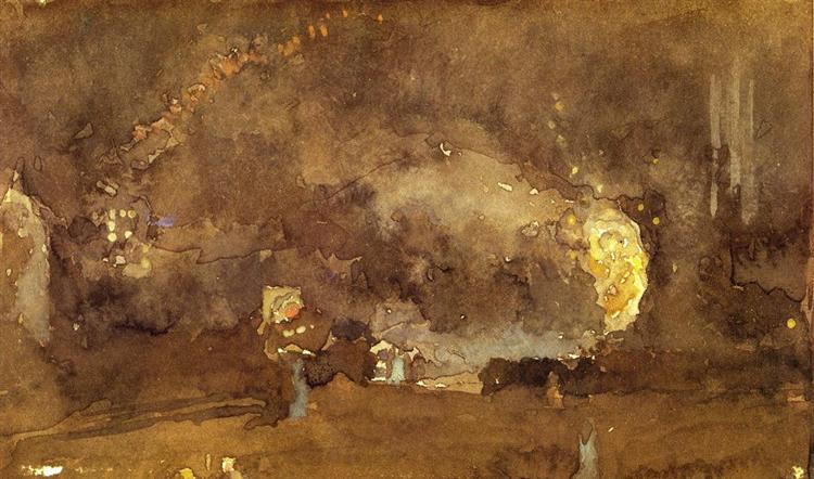 The Fire Wheel, 1893 - James McNeill Whistler