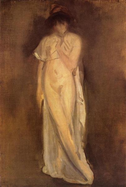 The Little Red Cap, 1890 - 1899 - James McNeill Whistler