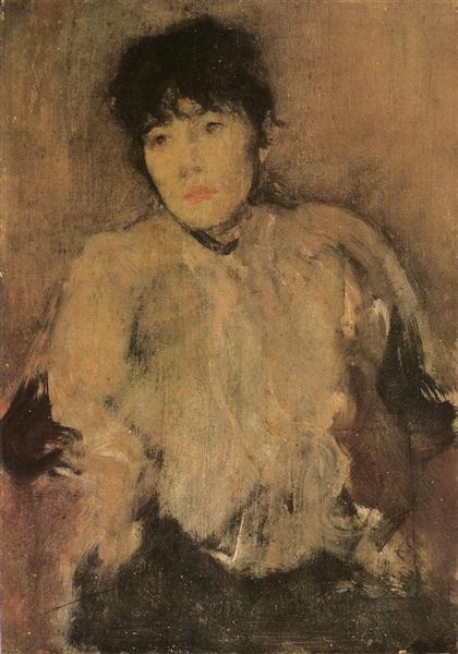 The Rose Scarf, c.1890 - James McNeill Whistler
