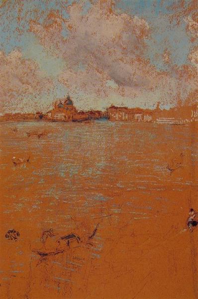 Venetian Scene, c.1879 - Джеймс Эббот Макнил Уистлер