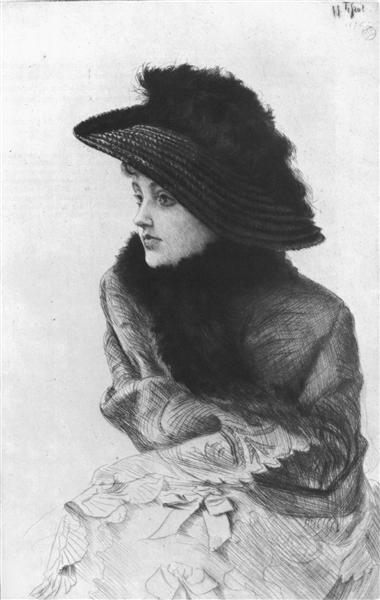 Portrait of M. N., 1876 - James Tissot