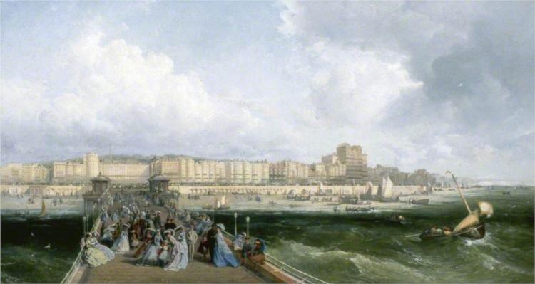 Brighton, East Sussex, from the West Pier, 1870 - James Webb