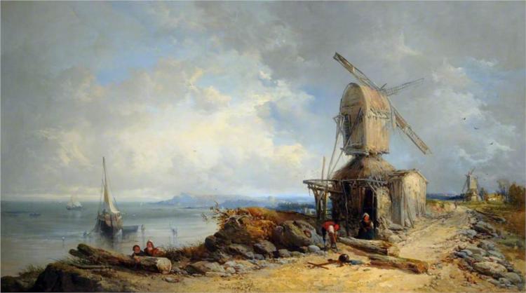 St Aubin's Bay, Jersey, 1863 - James Webb
