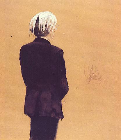 Andy Warhol - Back View, Standing, 1976 - Jamie Wyeth