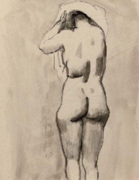 A standing nude - Ян Слейтерс