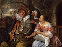 Merry Threesome - Jan Steen