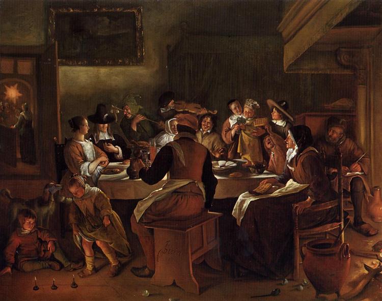 Twelfth Night, 1662 - Jan Havicksz Steen