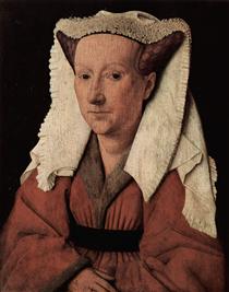 Portrait of Margaret van Eyck - 揚‧范艾克