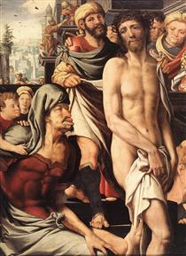 The Mocking of Christ (detail) - Jan van Hemessen