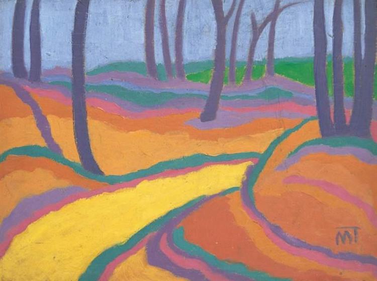 Landscape, 1917 - Janos Mattis-Teutsch