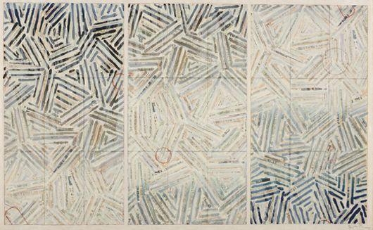 Between the Clock and the Bed, 1989 - Jasper Johns